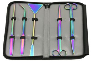Aquarium-layout-maintenance-tool-set-rainbow-20cm-30cm